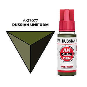 Tinta Acrílica Quick Gen RUSSIAN UNIFORM - AK Interactive (18ml)