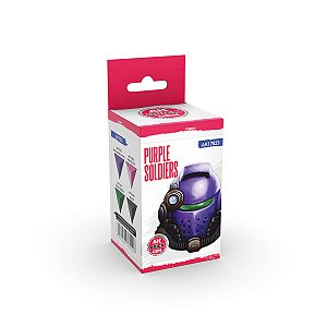 Conjunto Tintas Acrílicas Quick Gen PURPLE SOLDIERS - AK Interactive (Box x4 18ml)