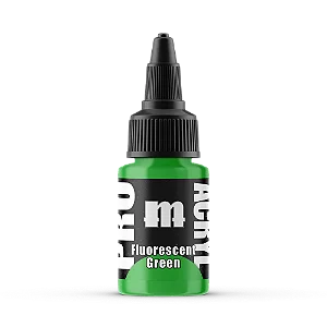 Tinta Acrílica Artística FLUORESCENT GREEN - Pro Acryl (22ml)