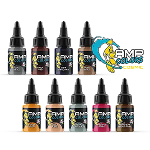 Conjunto Tintas Acrílicas Artísticas COSMIC - Vol. 1 - AMP Colors