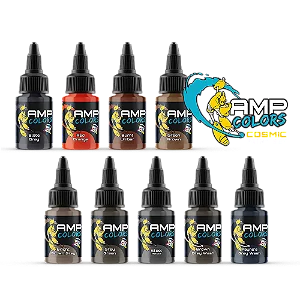 Conjunto Tintas Acrílicas Artísticas COSMIC - Vol. 2 - AMP Colors