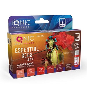 Conjunto Tintas Acrílicas: ESSENTIAL REDS - IONIC Smart Colors (6x 20ml)