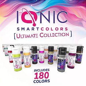 Conjunto Tintas Acrílica ULTIMATE COLLECTION - IONIC Smart Colors (180x 20ml)