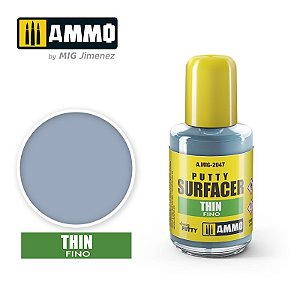 Massa (putty) Líquida para Superfícies de Textura Fina - AMMO (30ml)