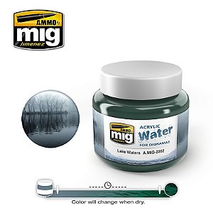 Gel Acrílico para simular Água de Lagos - LAKE WATERS - AMMO (250ml)