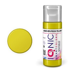 Tinta Acrílica POISON YELLOW - IONIC Smart Colors (20ml)