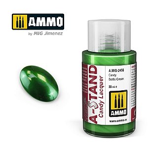 Tinta Metálica A-STAND Candy - BOTTLE GREEN - AMMO (30ml)
