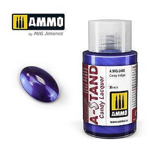 Tinta Metálica A-STAND Candy - ÍNDIGO - AMMO (30ml)