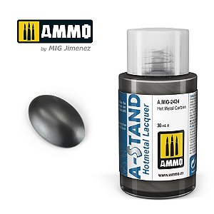 Tinta Metálica A-STAND Hot Metal - CARBON - AMMO (30ml)