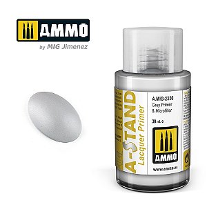 Primer A-STAND e Micro Preenchimento - GREY - AMMO (30ml)