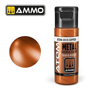 Tinta Metálica ATOM METALLIC - COPPER - AMMO (20ml)