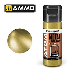 Tinta Metálica ATOM METALLIC - GOLD - AMMO (20ml)