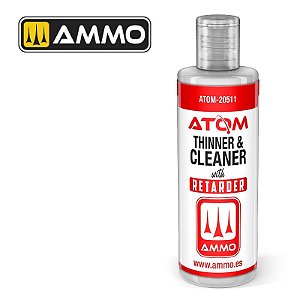 Thinner e Limpador com Retardador ATOM - AMMO (60ml)