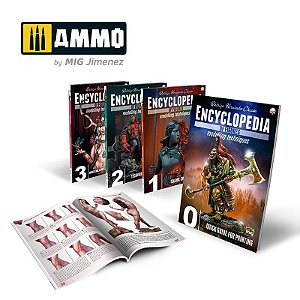 Enciclopédia Completa de Técnicas de Modelagem de Figuras - 4 Livros - AMMO (Inglês)