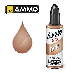Tinta Acrílica SHADER Fosco - EARTH - AMMO (10ml)