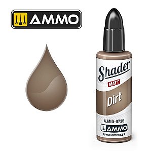 Tinta Acrílica SHADER Fosco - DIRT - AMMO (10ml)