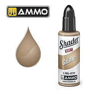 Tinta Acrílica SHADER Fosco - GRIME - AMMO (10ml)