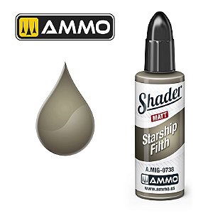 Tinta Acrílica SHADER Fosco - STARSHIP FILTH - AMMO (10ml)