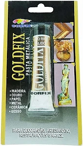 Pasta Metálica Gold Fix - OURO RICO PÁLIDO - Corfix (20ml)