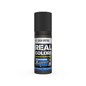 Tinta Laca Real Colors GUN METAL - AK Interactive (17ml)