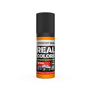 Tinta Laca Real Colors FLUORESCENT ORANGE - AK Interactive (17ml)