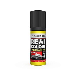 Tinta Laca Real Colors FRENCH F1 YELLOW 1970s-1980s - AK Interactive (17ml)