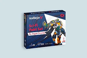 Conjunto Tintas Acrílicas SCI-FI - Vallejo: Angel Giraldez (Box x12 18ml)