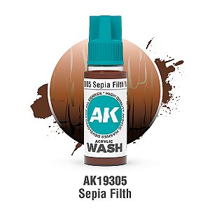 Wash Acrílico SEPIA FILTH - AK Interactive (18ml)