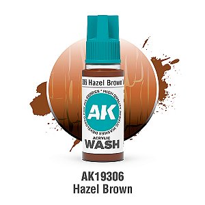 Wash Acrílico HAZEL BROWN - AK Interactive (18ml)