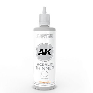 Thinner Acrílico 3GEN - AK Interactive (100 ml)