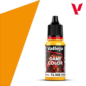 Tinta Acrílica Game Color SUN YELLOW - Vallejo (18ml)