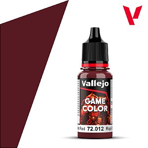 Tinta Acrílica Game Color SCARLET RED - Vallejo (18ml)