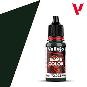 Tinta Acrílica Game Color DARK GREEN - Vallejo (18ml)