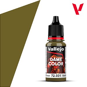 Tinta Acrílica Game Color CAMOUFLAGE GREEN - Vallejo (18ml)