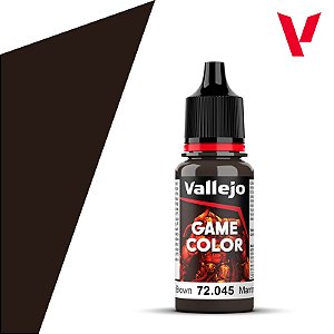 Tinta Acrílica Game Color CHARRED BROWN - Vallejo (18ml)
