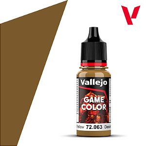 Tinta Acrílica Game Color DESERT YELLOW - Vallejo (18ml)