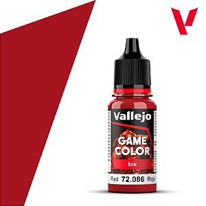 Tinta Acrílica Game Color RED INK - Vallejo (18ml)