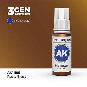 Tinta Metálica RUSTY BRASS - AK Interactive (17ml)