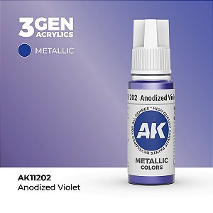 Tinta Metálica ANODIZED VIOLET - AK Interactive (17ml)