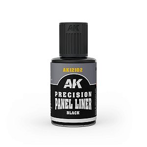 PRECISION Panel Line Wash - BLACK - AK Interactive (30ml)