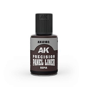 PRECISION Panel Line Wash - SEPIA - AK Interactive (30ml)