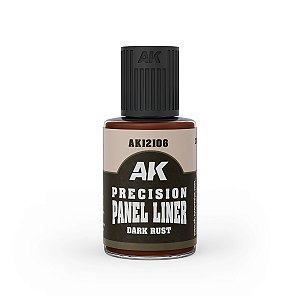 PRECISION Panel Line Wash - DARK RUST - AK Interactive (30ml)