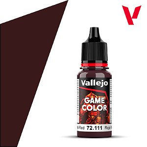 Tinta Acrílica Game Color NOCTURNAL RED - Vallejo (18ml)