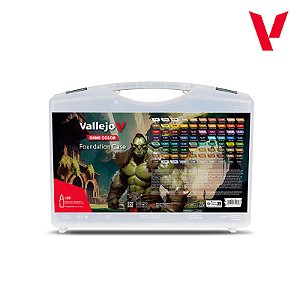 Conjunto Tintas Acrílicas GAME COLOR FOUNDATION - Vallejo (Maleta x80 18ml)