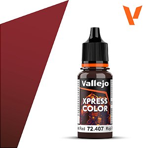 Tinta Acrílica Xpress Color VELVET RED - Vallejo (18ml)