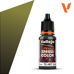 Tinta Acrílica Xpress Color CAMOUFLAGE GREEN - Vallejo (18ml)