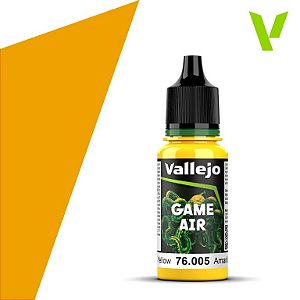 Tinta Acrílica Game Air MOON YELLOW - Vallejo (18ml)