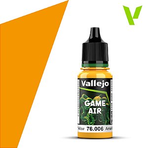 Tinta Acrílica Game Air SUN YELLOW - Vallejo (18ml)