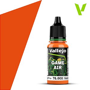 Tinta Acrílica Game Air ORANGE FIRE - Vallejo (18ml)