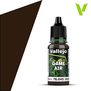 Tinta Acrílica Game Air CHARRED BROWN - Vallejo (18ml)